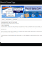 Mobile Screenshot of churchnametags.com